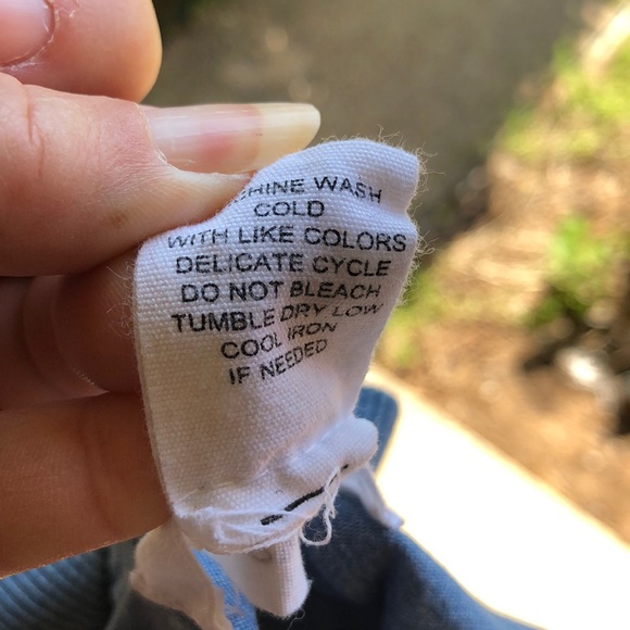 Lightweight denim color zip up bomber jacket - Picture 9 of 9